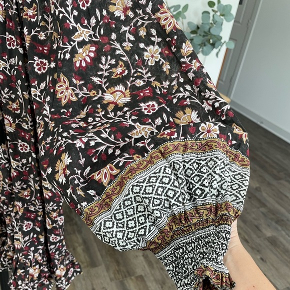 Cleobella Trista Mini Dress, Lolita Block Print THANKSGIVING READY!! - Picture 6 of 8